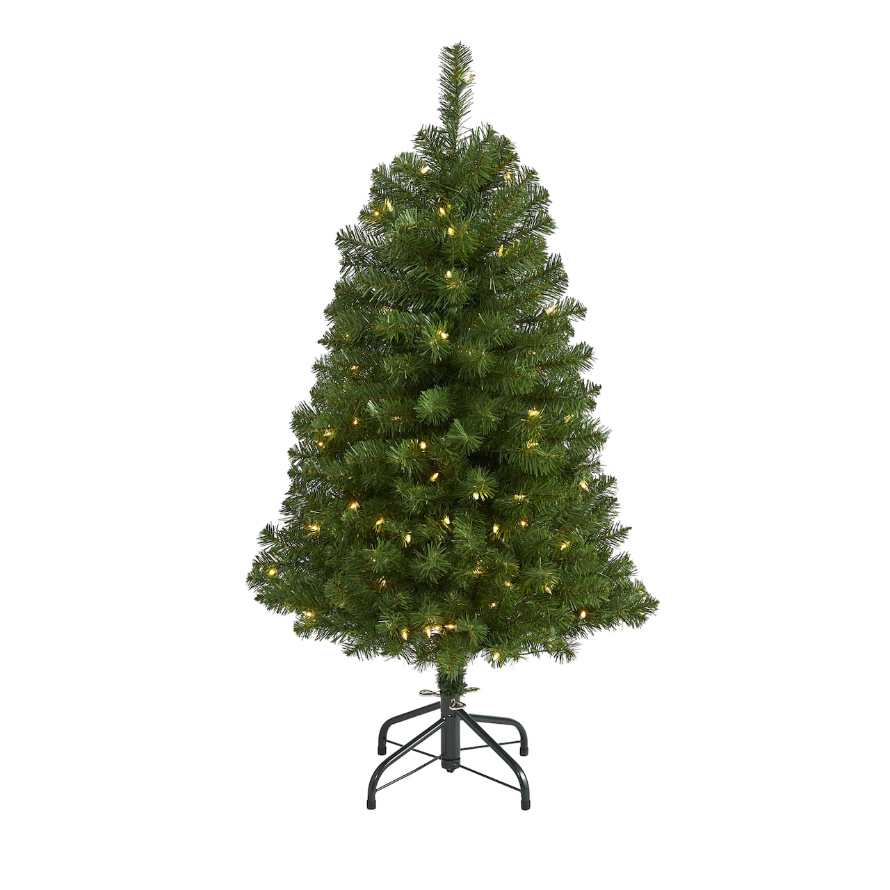 4ft. Pre-Lit Virginia Fir Artificial Christmas Tree, Clear Lights